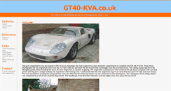 Desktop Screenshot of gt40-kva.co.uk